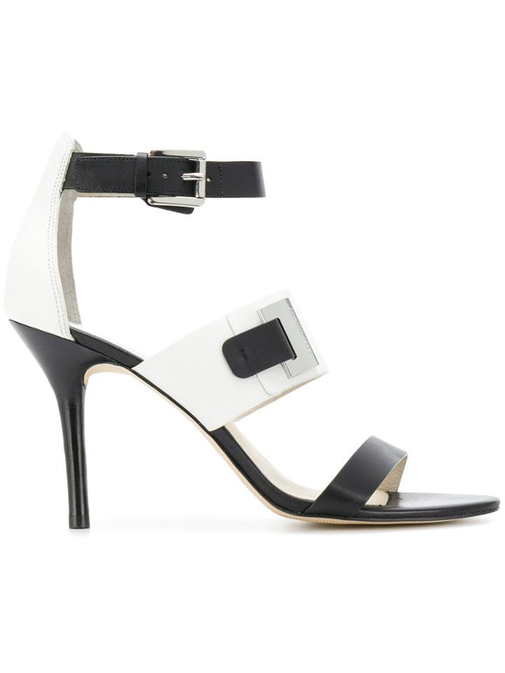 Michael Michael Kors Two-tone Strappy Sandals - Black