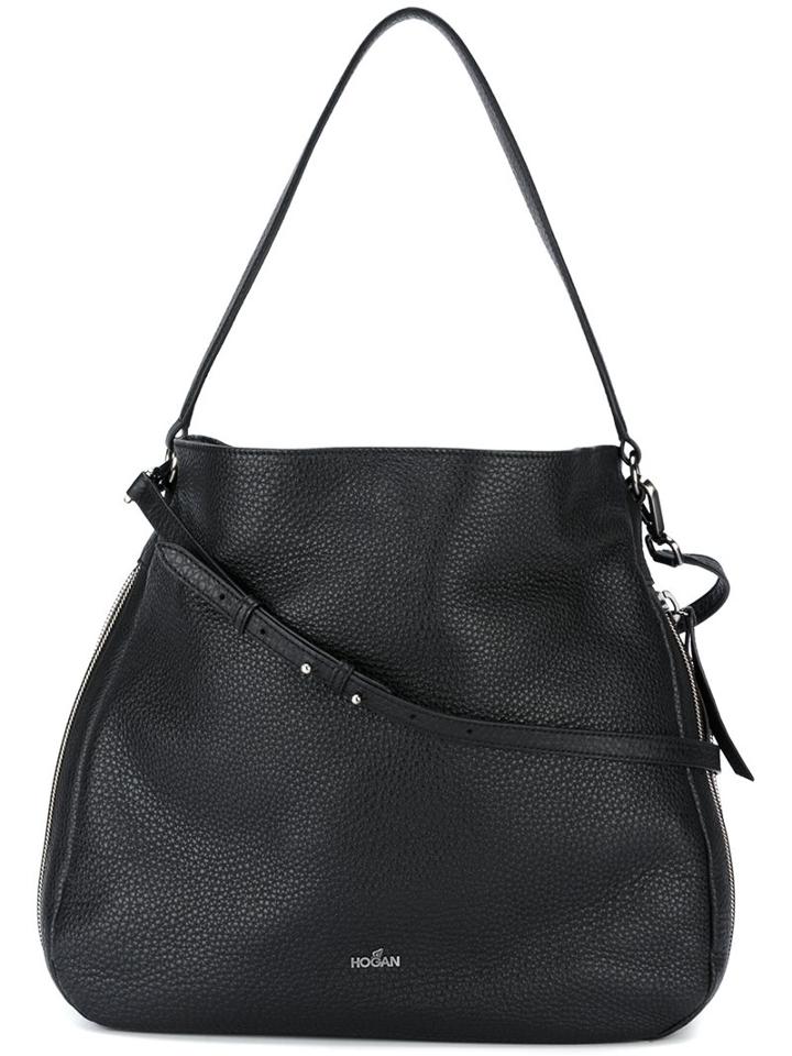 Hogan Metallic Logo Shoulder Bag