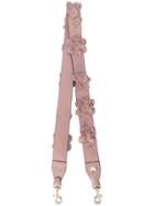 Valentino Valentino Garavani Rockstud Floral Bag Strap - Pink & Purple