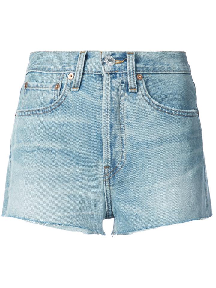 Derek Lam 10 Crosby Drew High-rise Classic Cut-off - Blue