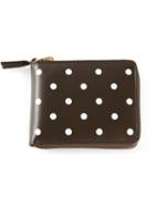 Comme Des Garçons Wallet 'polka Dots Printed' Zip Around Wallet