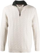 N.peal Cable-knit Jumper - Neutrals