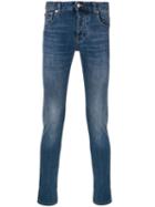 Ami Paris Slim Fit 5 Pocket Jeans - Blue