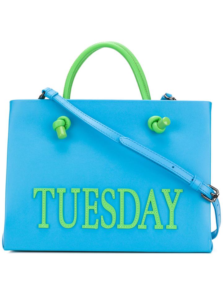 Alberta Ferretti Small Tuesday Tote - Blue