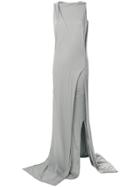 Rick Owens Drkshdw Distressed Layered Dress - Grey