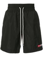 Diesel Nylon Loose Fit Shorts - Black