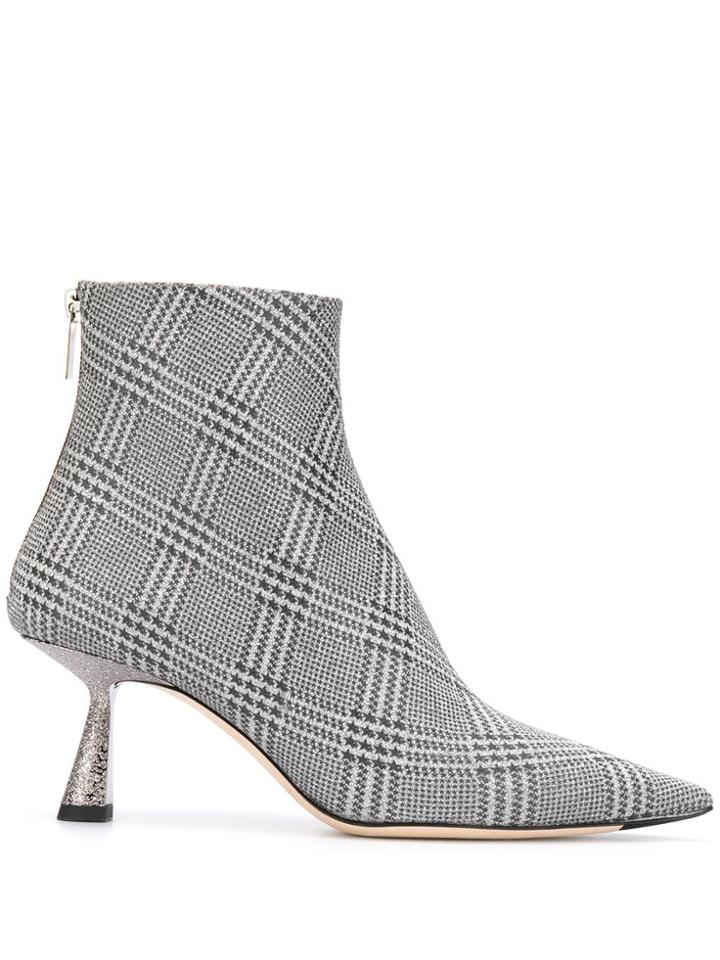 Jimmy Choo Kix 65 Boots - Silver