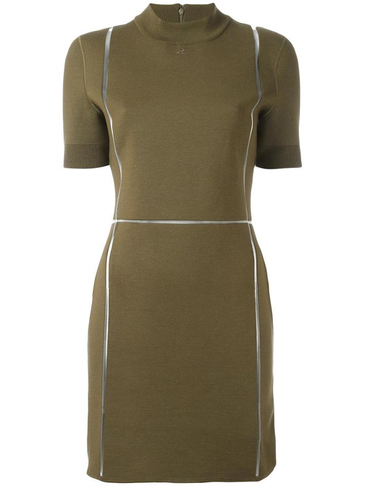 Courrèges Fitted Dress - Green