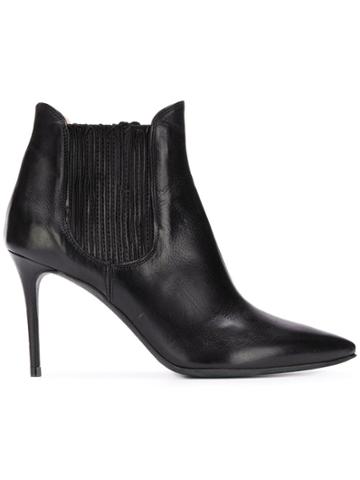 Fauzian Jeunesse Stiletto Booties - Black