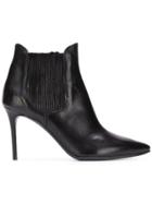 Fauzian Jeunesse Stiletto Booties - Black