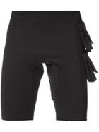 Cottweiler Cycling Shorts With Side Pockets - Black