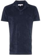 Orlebar Brown Terry Cloth Polo Shirt - Blue