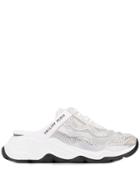 Philipp Plein Slip-on Crystal Sneakers - White
