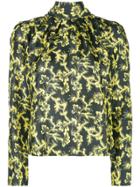 Calvin Klein 205w39nyc High Neck Printed Blouse - Yellow