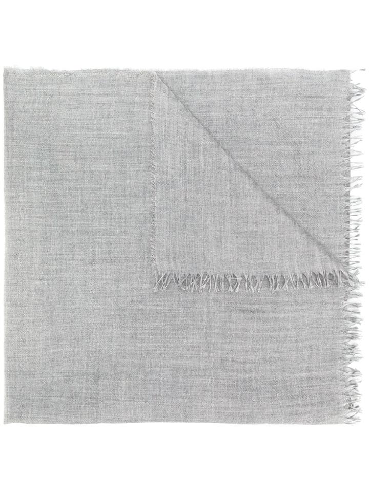 Begg & Co Soft Weave Scarf - Grey