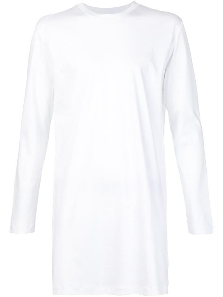 Rochambeau Longsleeved T-shirt, Men's, Size: L, White, Cotton/lyocell