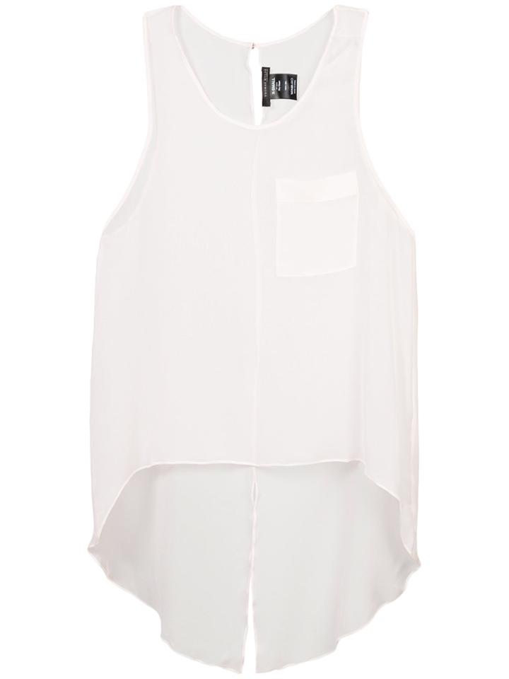 Thomas Wylde Sheer Tank Top - Pink & Purple
