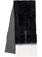 Maison Ullens Cape Scarf With Arm Holes - Black