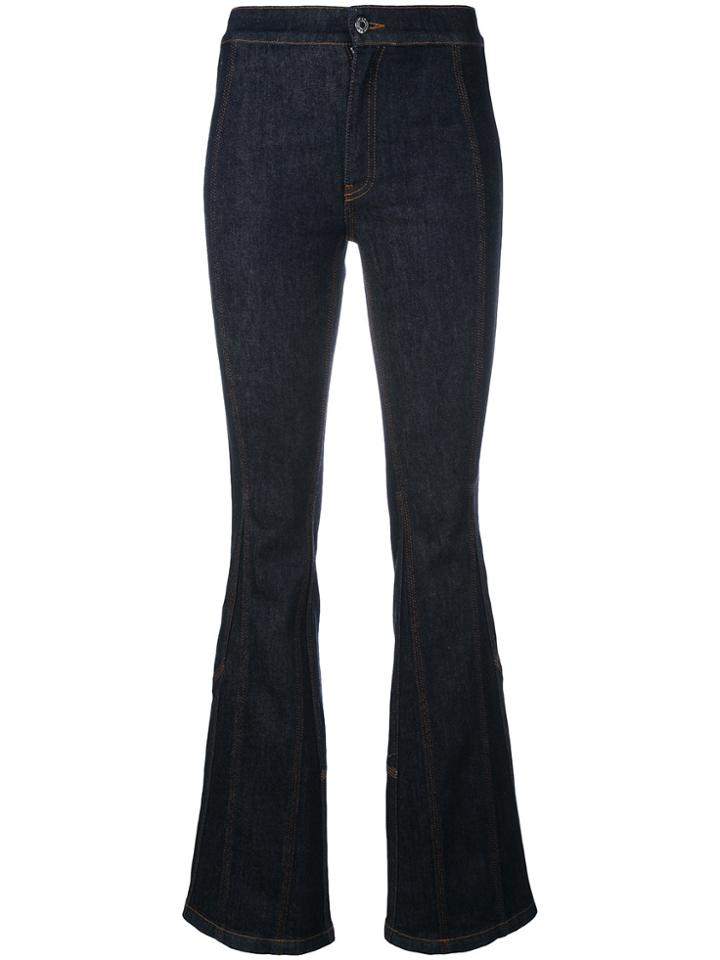 Givenchy Classic Fitted Bootcut Jeans - Blue