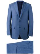 Canali - Two Piece Suit - Men - Wool/cupro - 56, Blue, Wool/cupro