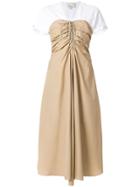 3.1 Phillip Lim Gathered Front Dress - White