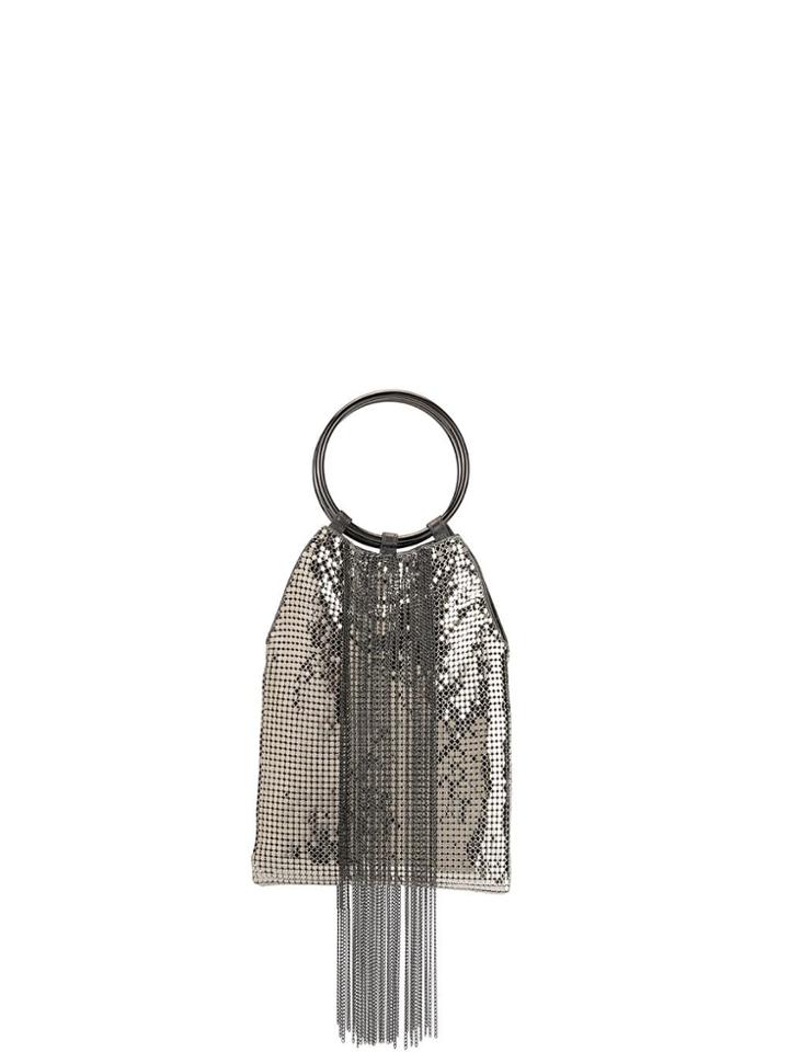 Whiting And Davis Chainmail Clutch Bag - Silver