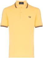 Fred Perry Stripe-trimmed Polo Shirt - Yellow