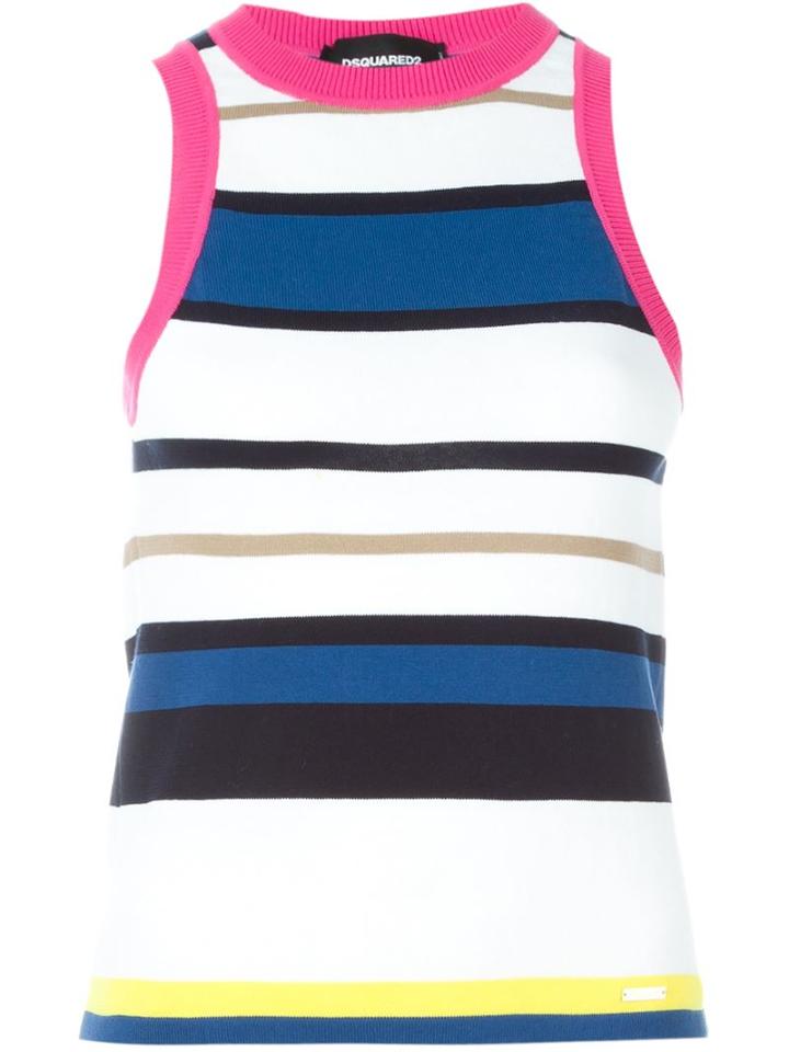 Dsquared2 Striped Sleeveless Sweater