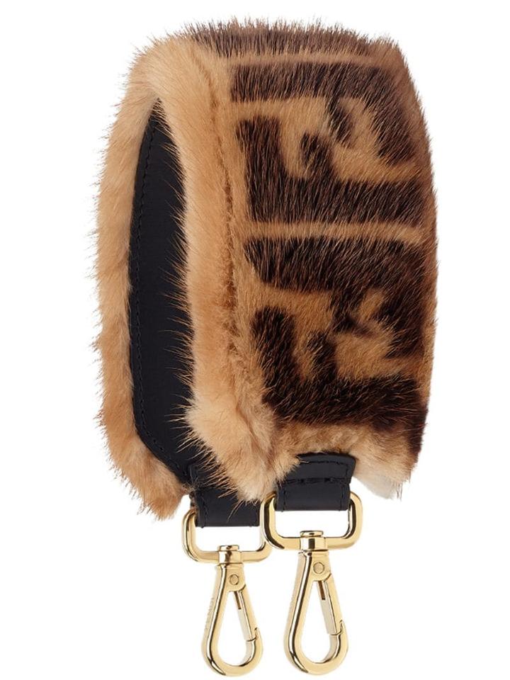 Fendi Mini Bag Strap - Brown
