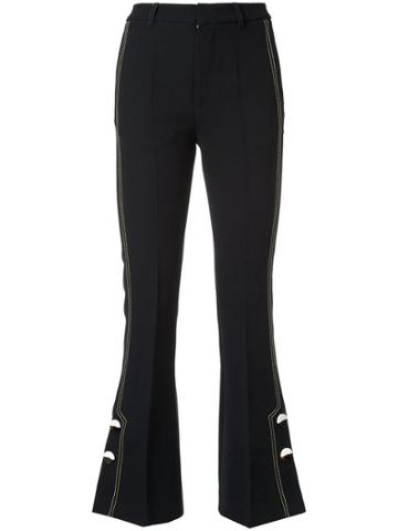 Comme Moi Flared Trousers - Blue