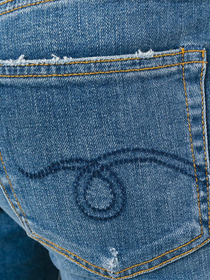 R13 - Cropped Jeans - Women - Cotton/polyester/spandex/elastane - 26, Blue, Cotton/polyester/spandex/elastane