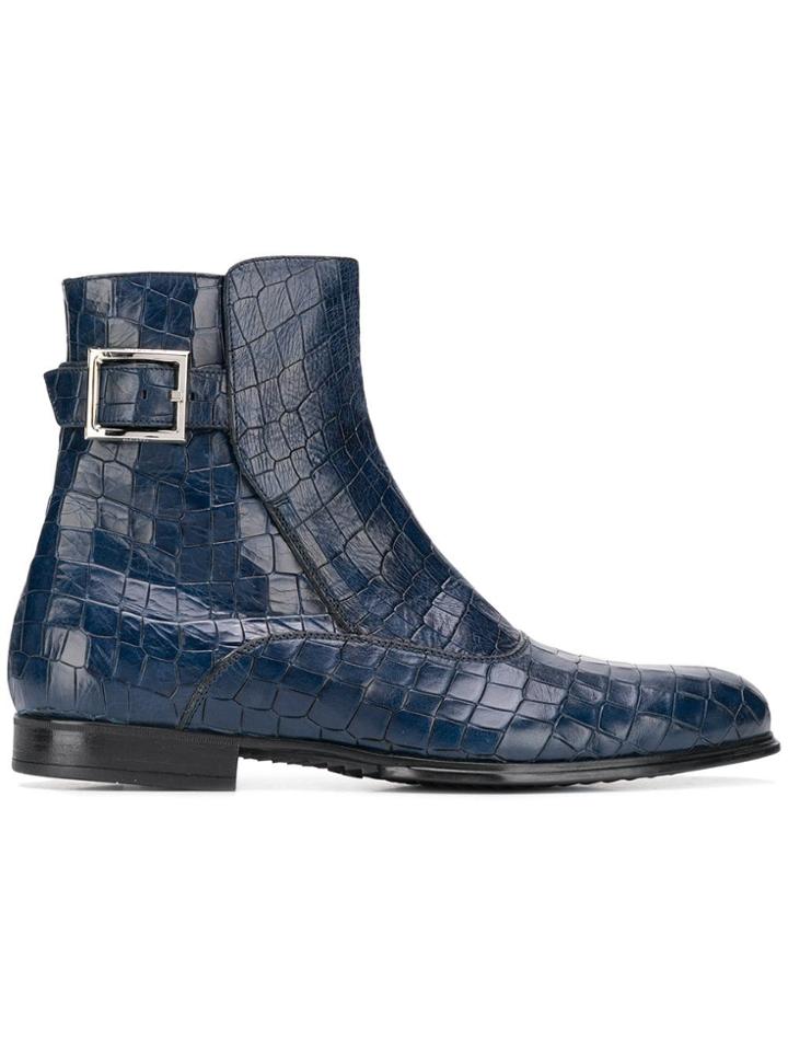 Cesare Paciotti Classic Ankle Boots - Blue