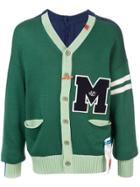 Maison Mihara Yasuhiro Varsity Cardigan - Green