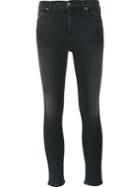 Citizens Of Humanity Mid-rise Skinny Cropped Jeans, Women's, Size: 24, Grey, Cotton/rayon/polyester/polyurethane