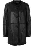 Chloé Reversible Shearling Coat - Black