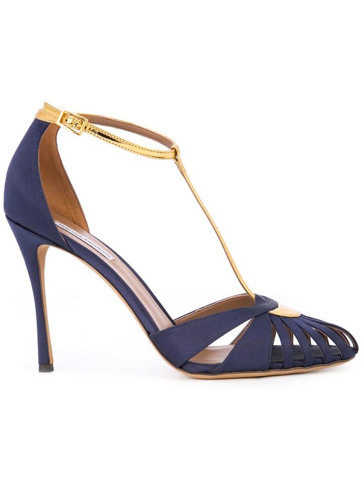 Tabitha Simmons Chelsea Satin Pumps - Blue
