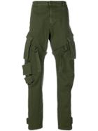 Andrea Ya'aqov Cargo Trousers - Green