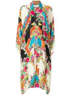 Gucci Floral Print Kimono Coat - Multicolour