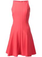 Elizabeth And James Flared Dress, Women's, Size: 0, Pink/purple, Polyester/viscose/spandex/elastane