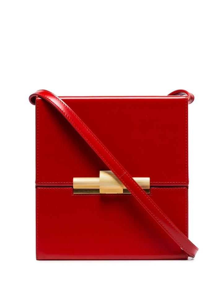Bottega Veneta Cigarette Cross Body Bag - Red