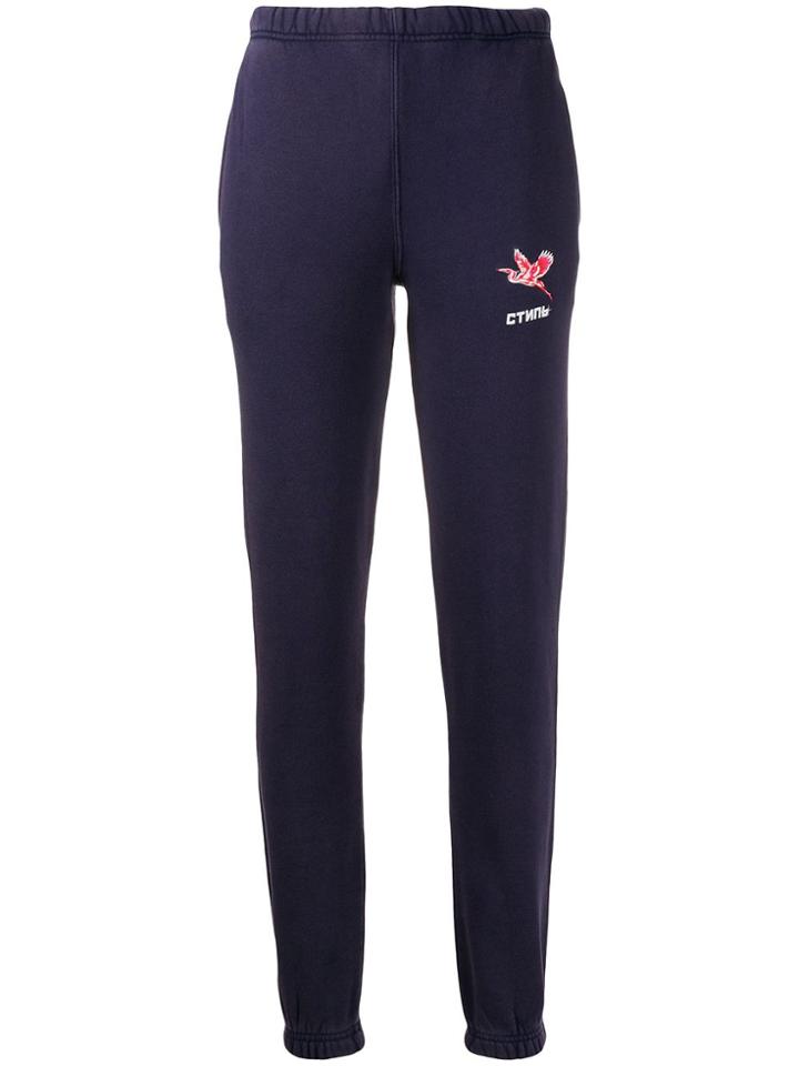 Heron Preston Tapered Track Pants - Blue