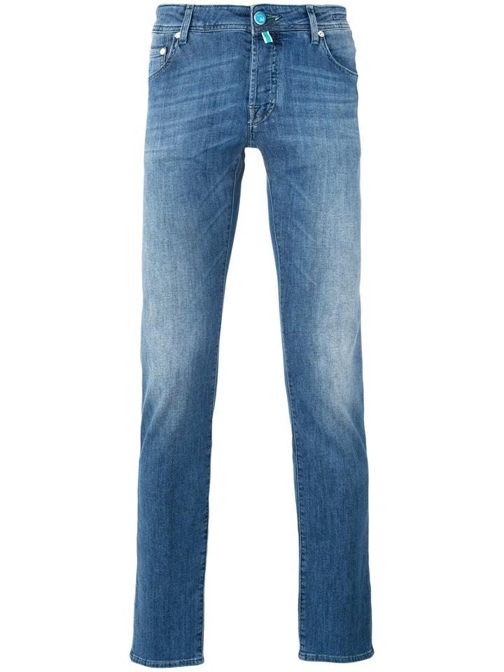 Jacob Cohen - Slim Fit Jeans - Men - Cotton/polyester/spandex/elastane - 35, Blue, Cotton/polyester/spandex/elastane