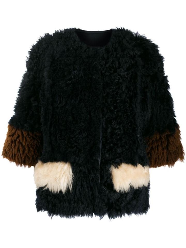 Marni Reversible Shearling Jacket - Blue