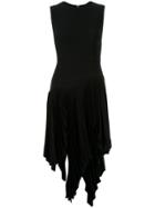 Alex Perry Jade Pleated Midi Dress - Black
