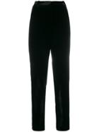 Magda Butrym High-waist Pleated Trousers - Black