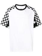 Facetasm Checked Print T-shirt - White