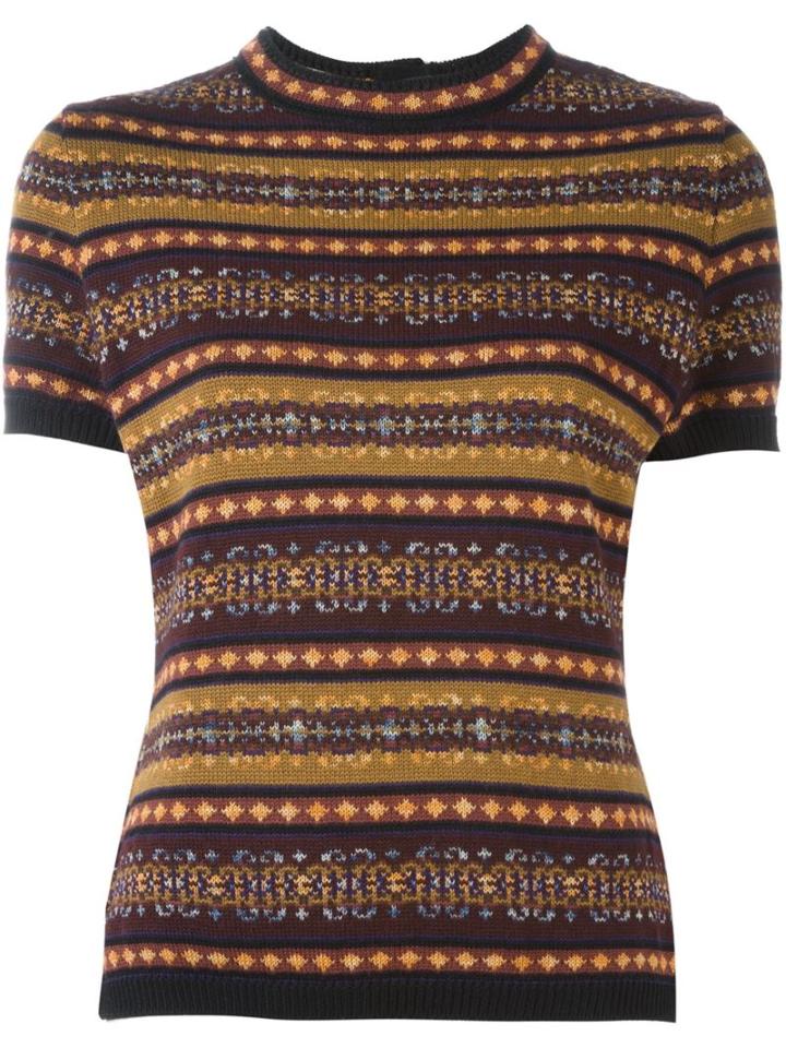 Jean Paul Gaultier Vintage Striped Knit Top