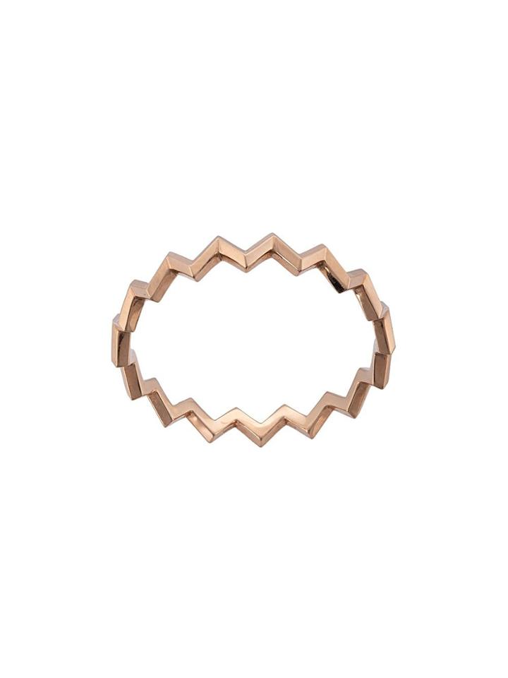 Eva Fehren 18kt Rose Gold The Ziggy Ring