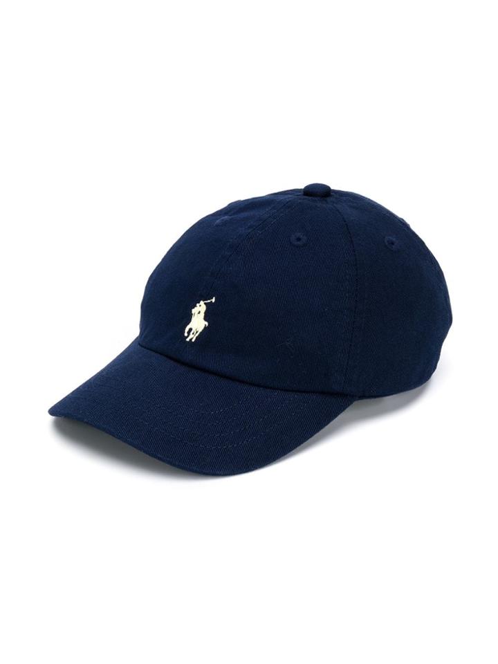Ralph Lauren Kids Embroidered Logo Cap - Blue
