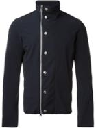 Emporio Armani Snap Detail Funnel Neck Jacket